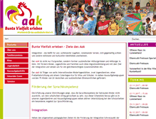 Tablet Screenshot of aak-koeln.de